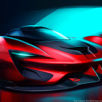 SRT Tomahawk Vision Gran Turismo Concept Sketch