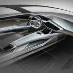 Audi e-tron quattro concept – Cockpit Sketch