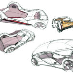Mercedes-Benz Vans Vision URBANETIC DesignskizzeMercedes-Benz Vans Vision URBANETIC Design Sketch