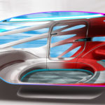 Mercedes-Benz Vans Vision URBANETIC DesignskizzeMercedes-Benz Vans Vision URBANETIC Design Sketch